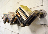 Oakland Industrial Vintage  36-inch Decorative Mounted Pipe Shelf  Metal